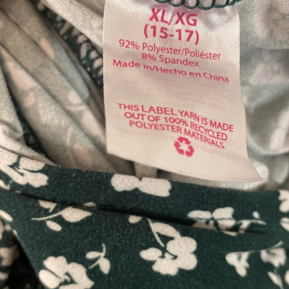 Adorable Green and White Floral Dress - Picture 7 of 7